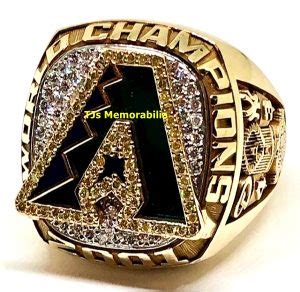 2001 ARIZONA DIAMONDBACKS WORLD SERIES PROTOTYPE CHAMPIONSHIP RING & PRESENTATION BOX - Buy and ...