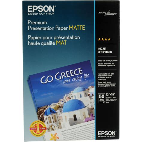 Epson Premium Presentation Paper Matte S041263 B&H Photo Video