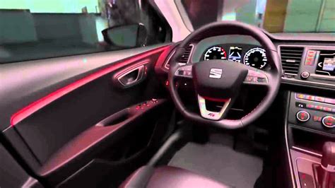 The New SEAT Leon ST : LED interior lighting - YouTube