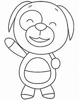 Coloring Page Wonderoos  Dewey 1 sketch template
