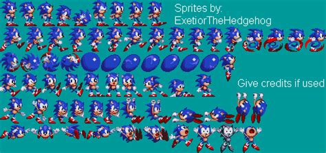 Sonic 2 Proto sprites (S3 color) by ExetiorTheHedgehog on DeviantArt