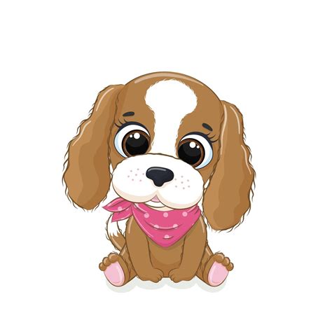 Cute baby dog. Vector illustration 2047563 Vector Art at Vecteezy