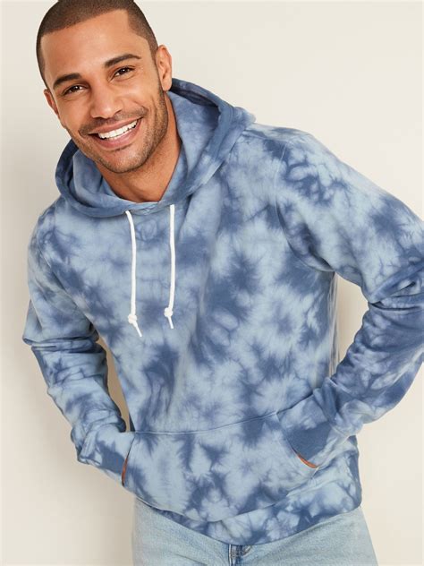 Tie-Dyed Pullover Hoodie For Men in 2020 | Hoodies, Old navy, Tie dyed