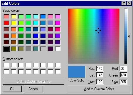 Creating custom colors on MS paint : r/nostalgia