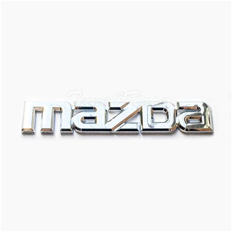 For Mazda logo chrome emblem sticker decal MAZDA 3 6 MIATA RX7 RX8 MX5 | eBay