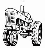 Tractor Coloring Pages sketch template