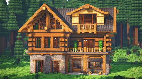 How to Build the Ultimate Spruce Mansion in Minecraft • Tutorial in 2023 | Minecraft houses ...