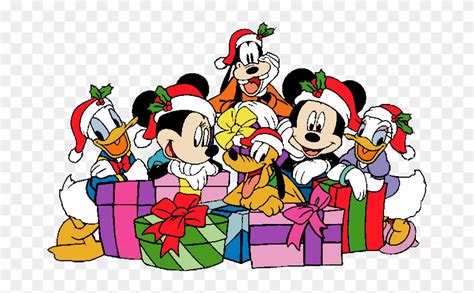 Mickey And Friends Christmas Clipart (#1052156) - PinClipart