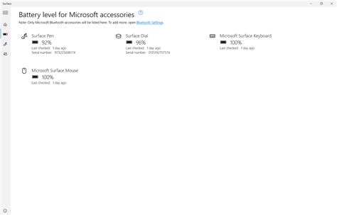 Microsoft's 'Surface' app for Surface devices updated with battery ...