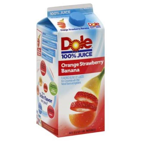 Dole Orange Strawberry Banana Juice, 64 Fl Oz - QFC