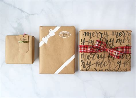 Brown Paper Packages - Christmas Wrap Ideas - Lily & Val Living