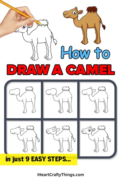 Camel Drawing - How To Draw A Camel Step By Step