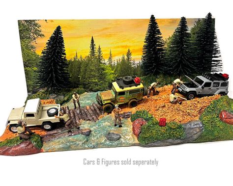 American Diorama 1/64 OVERLAND OFF ROAD 4x4 Diorama