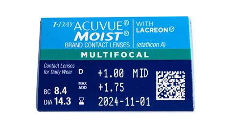 1 Day Acuvue Moist Multifocal with Lacreon - 30 pack