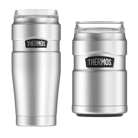 Thermos Stainless King 20-Ounce Travel Tumbler with 360 Drink Lid, Stainless Steel & Thermos ...
