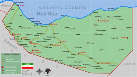 SOMALILAND MAP | Somaliland Tours | Somaliland Travel & Tours Agency