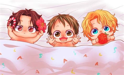 Baby Ace Luffy & Sabo | One piece | One piece anime, Manga anime e One piece