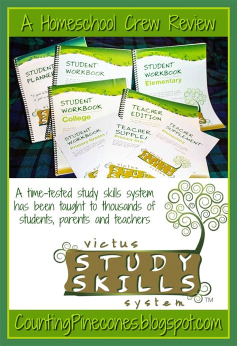 Counting Pinecones: Victus Study Skills System ( A Homeschool Crew Review)