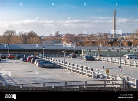 Northampton station car park Stock Photo - Alamy