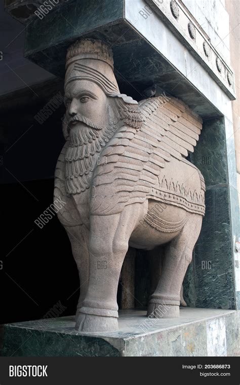 Lamassu Sculpture - Image & Photo (Free Trial) | Bigstock