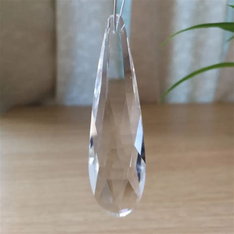 76mm Clear 15units Pendant Chandelier Crystal Prisms Use For Home Wedding Decoration Drop ...