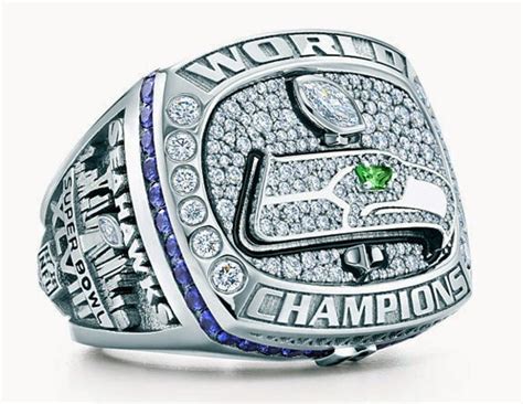 Charles Fine Jewelry: Seattle Seahawks Diamond-Encrusted Super Bowl Rings