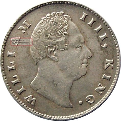 Scarce East India Company 1835 Silver Rupee Coin William Km - 450. 3 ...