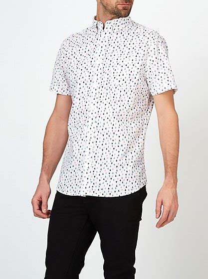 Short Sleeve Printed Shirt | Men | George at ASDA