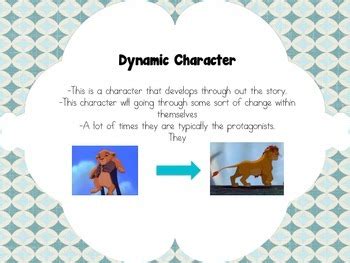 Static and Dynamic Characters Anchor Chart by MsL | TpT