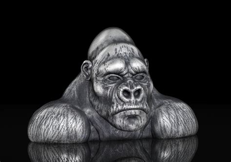 Gorilla sculpture | CGTrader