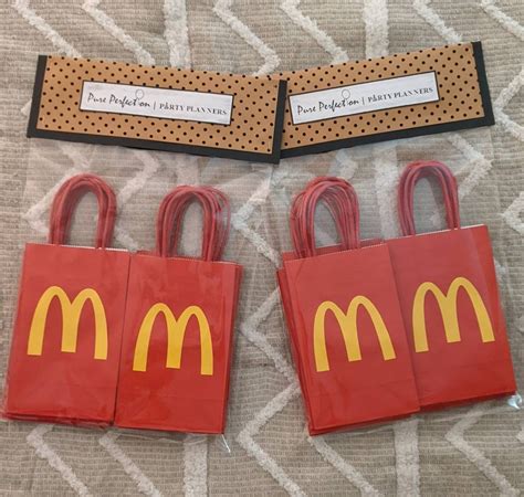 Mcdonald's Inspired Party Bags - Etsy