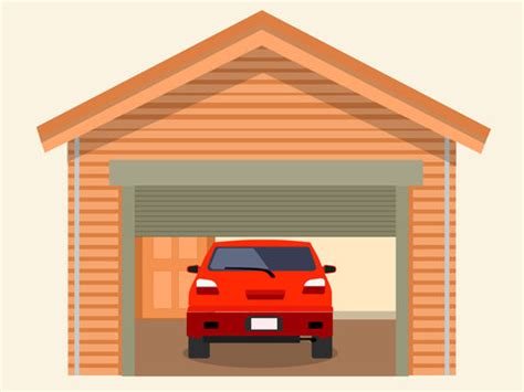 Garage Door Cartoon Drawing