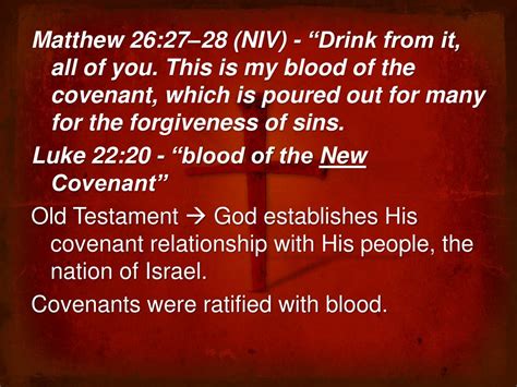 PPT - The Blood of the Covenant Matthew 26:17-30 PowerPoint ...