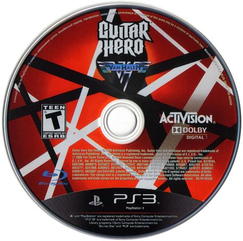 Guitar Hero: Van Halen (2009) PlayStation 3 box cover art - MobyGames