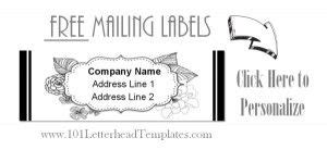 Free Mailing Labels