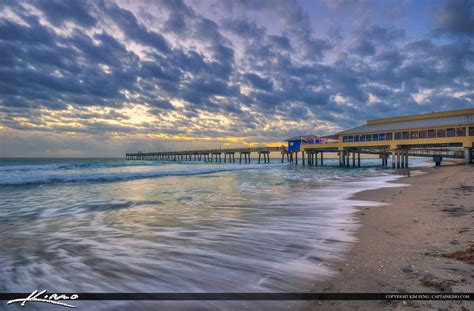 Dania Beach Pier Sunrise in Broward County