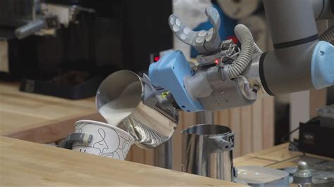 AI barista robot makes coffee drinks at Washington Square Mall | kgw.com