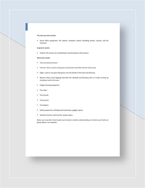 Lawn Care Business Plan Template in Word, Pages, Google Docs - Download ...