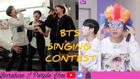 BTS SINGING CONTEST ENG SUB | BTS RM, JIN, SUGA, J-HOPE, JIMIN, V AND ...