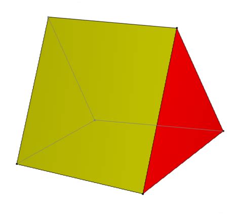 Difference between Triangular Prism and Triangular Pyramid Tetrahedron