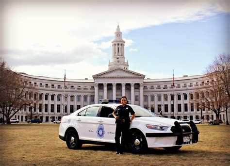 New Denver Police Cruiser and PIO Lopez in front of the City and County ...