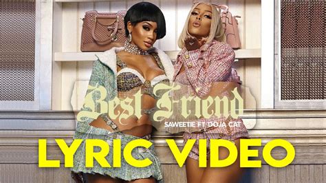 Saweetie - Best Friend (Lyric Video) ft. Doja Cat - YouTube Music