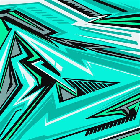 Modern abstract background. Extreme sports jersey design, gaming team, etc 20146326 Vector Art ...