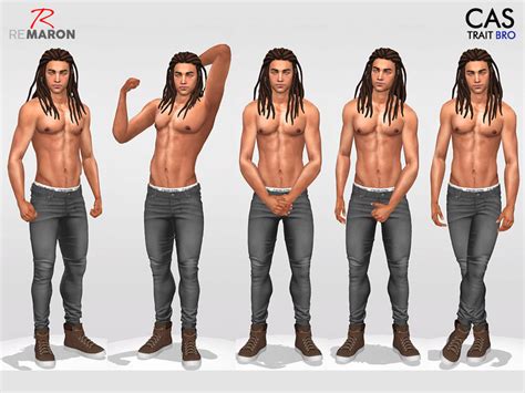 The Sims Resource - Pose for men - CAS Pose - Set 3