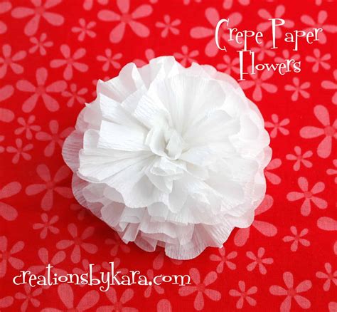 Crepe paper flower tutorial