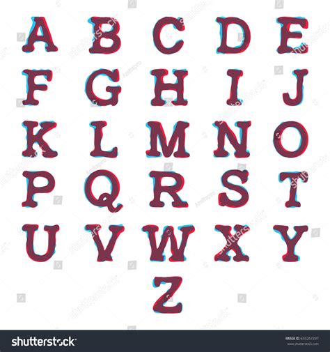 English Alphabet Character Font Abc Logos Stock Vector (Royalty Free ...