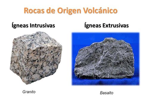 Ejemplos de rocas ígneas