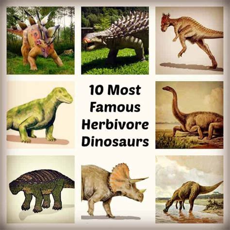 Herbivore Dinosaurs | 10 Famous List of Plant-Eating Dinosaurs