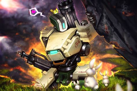 Bastion, Overwatch, Robot, Fan ART, HD Wallpaper | Rare Gallery