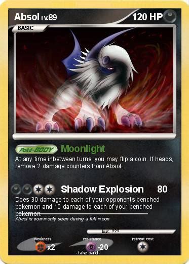 Pokémon Absol 638 638 - Moonlight - My Pokemon Card